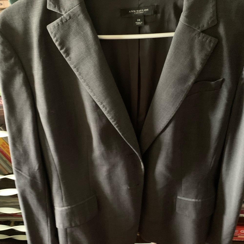 Ann Taylor Charcoal Jacket